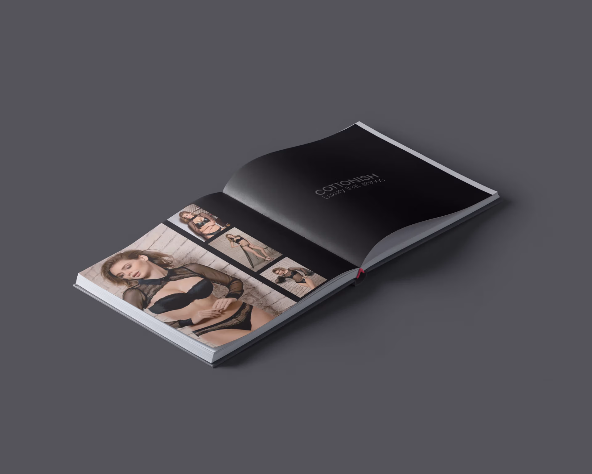 Isometric Square Hardcover Book Mockup